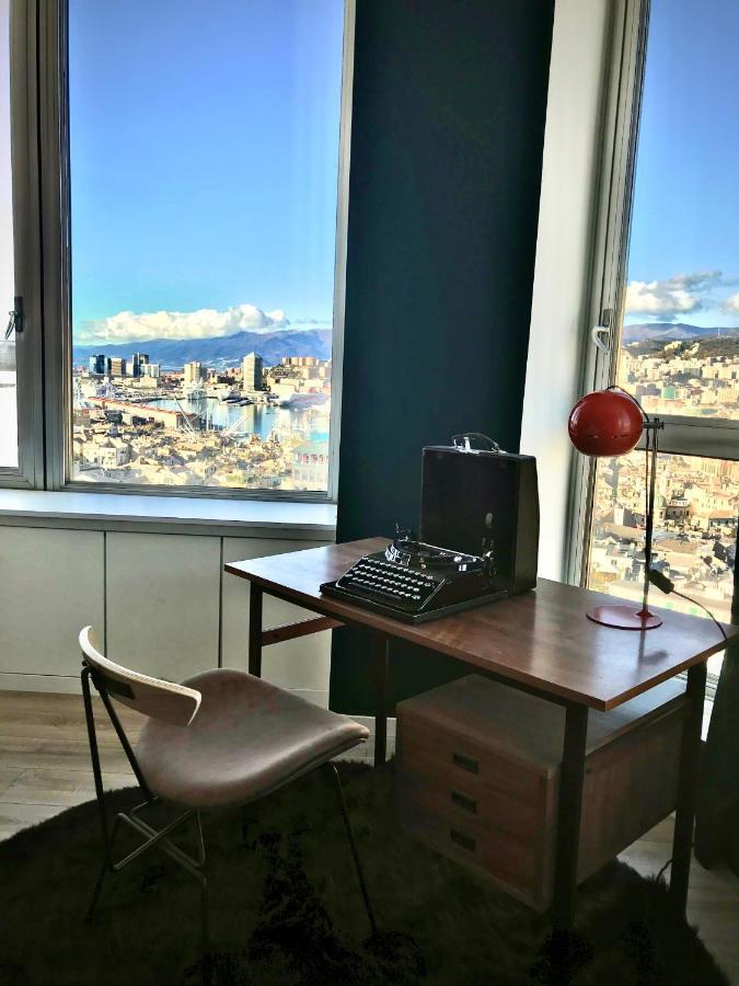 Central Penthouse With Spectacular Sea And City Views Генуя Экстерьер фото