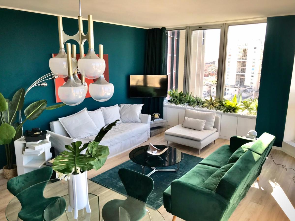 Central Penthouse With Spectacular Sea And City Views Генуя Экстерьер фото