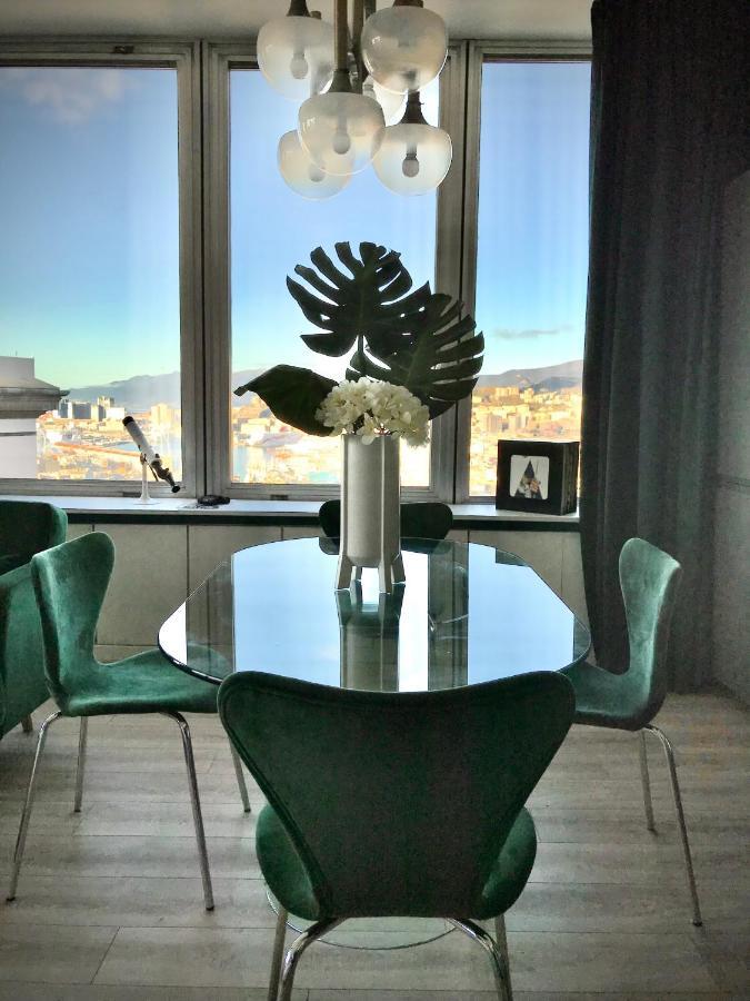 Central Penthouse With Spectacular Sea And City Views Генуя Экстерьер фото